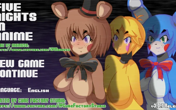 Five Nights in Anime: Android Cover