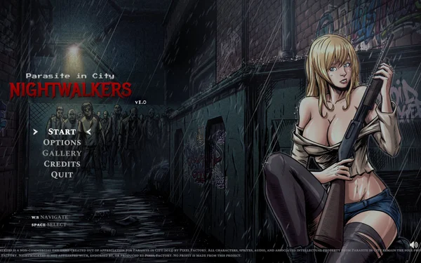 Parasite in City: NIGHTWALKERS Cover
