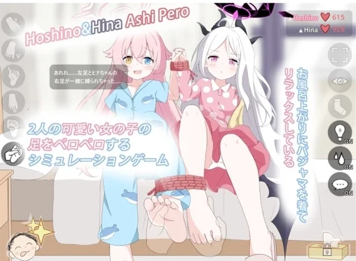 [PC+Android] Hoshino&Hina Leg Rub Cover